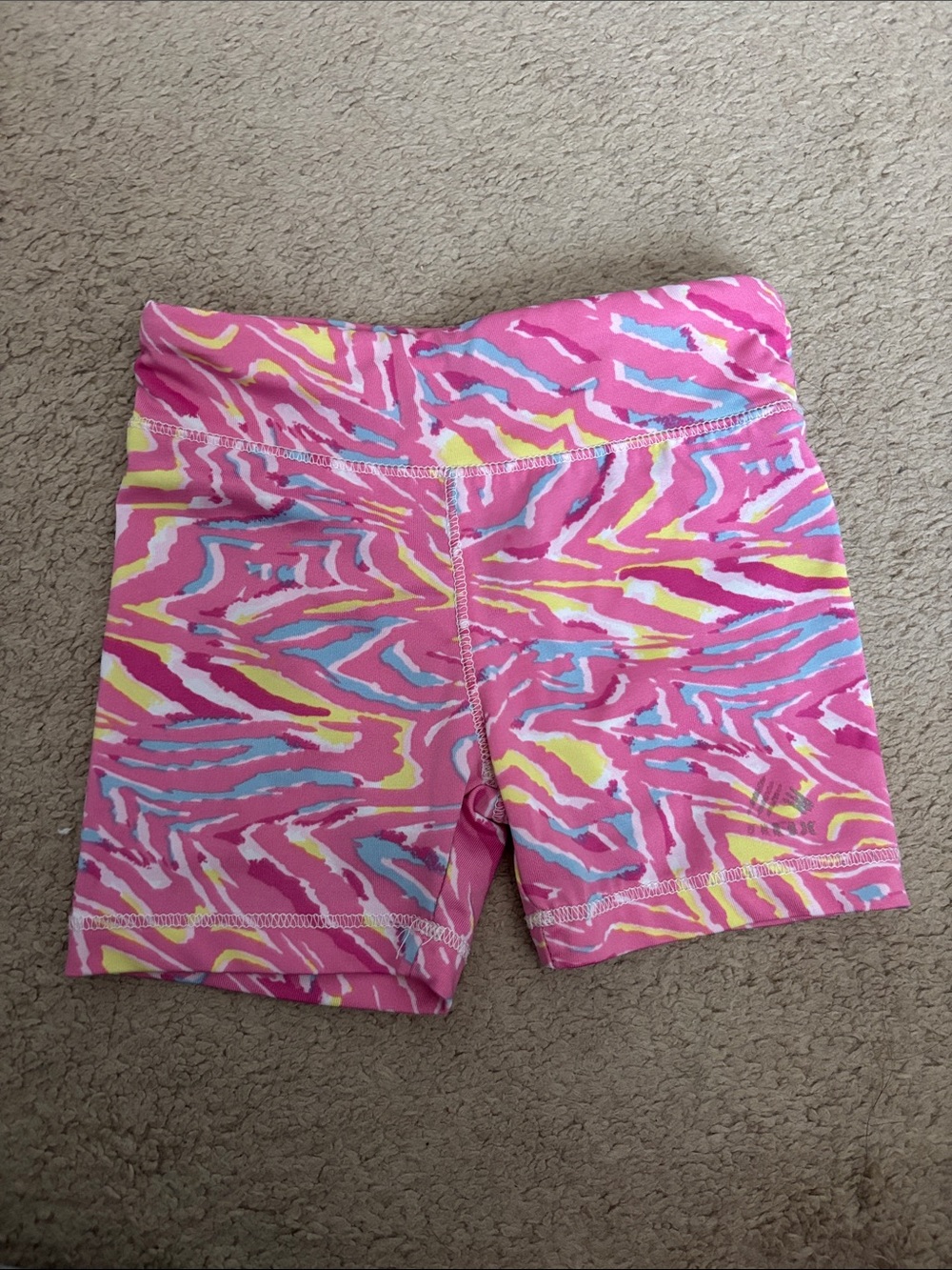 RBX Pink Multi-Color Printed Active Shorts